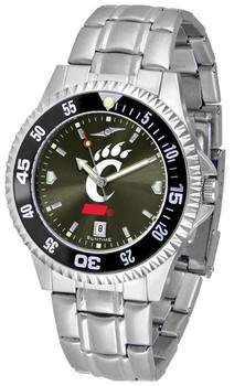 Men's Cincinnati Bearcats - Competitor Steel AnoChrome - Color Bezel Watch