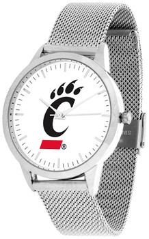 Cincinnati Bearcats - Mesh Statement Watch - Silver Band