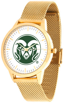 Colorado State Rams - Mesh Statement Watch - Gold Band