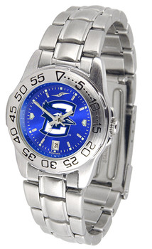 Ladies' Creighton University Bluejays - Sport Steel AnoChrome Watch