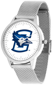 Creighton University Bluejays - Mesh Statement Watch - Silver Band