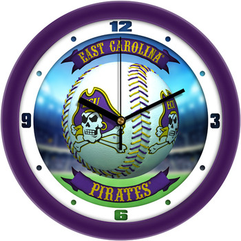 East Carolina Pirates - Home Run Team Wall Clock