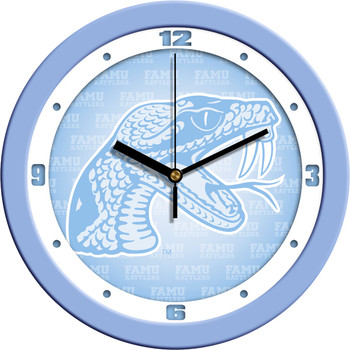 Florida A&M Rattlers - Baby Blue Team Wall Clock