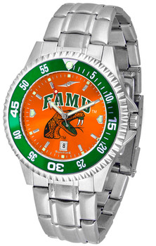 Men's Florida A&M Rattlers - Competitor Steel AnoChrome - Color Bezel Watch