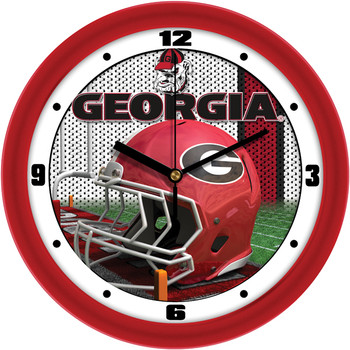 Georgia Bulldogs - Football Helmet Team Wall Clock