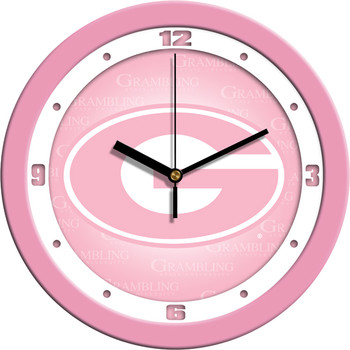 Grambling State University Tigers - Pink Team Wall Clock