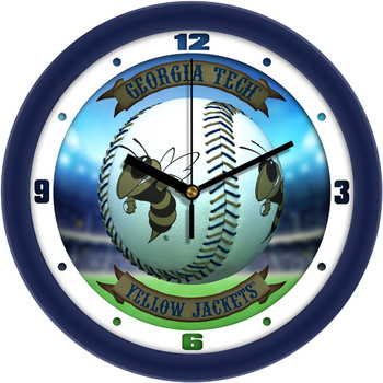 Georgia Tech Yellow Jackets - Home Run Team Wall Clock