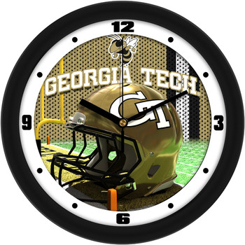 Georgia Tech Yellow Jackets - Football Helmet Team Wall Clock