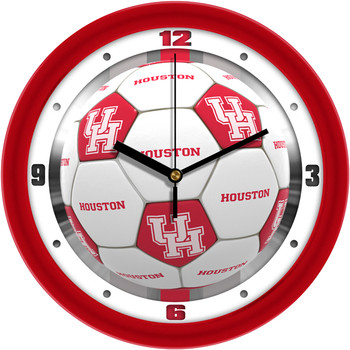 Houston Cougars- Soccer Team Wall Clock