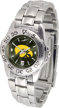 Ladies' Iowa Hawkeyes - Sport Steel AnoChrome Watch