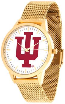 Indiana Hoosiers - Mesh Statement Watch - Gold Band