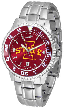 Men's Iowa State Cyclones - Competitor Steel AnoChrome - Color Bezel Watch