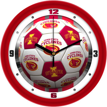 Iowa State Cyclones- Soccer Team Wall Clock