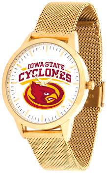 Iowa State Cyclones - Mesh Statement Watch - Gold Band