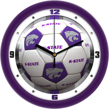 Kansas State Wildcats- Soccer Team Wall Clock