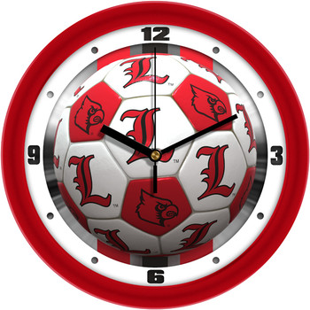 Louisville Cardinals- Soccer Team Wall Clock