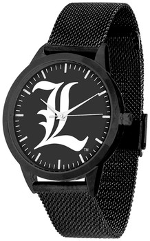 Louisville Cardinals - Mesh Statement Watch - Black Band - Black Dial