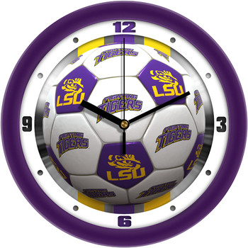 LSU Tigers- Soccer Team Wall Clock