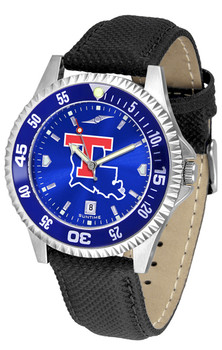 Men's Louisiana Tech Bulldogs - Competitor AnoChrome - Color Bezel Watch