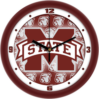 Mississippi State Bulldogs - Dimension Team Wall Clock