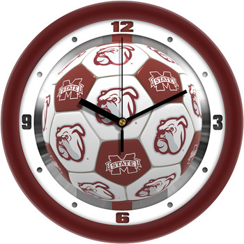 Mississippi State Bulldogs- Soccer Team Wall Clock