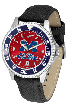 Men's Mississippi Rebels - Ole Miss - Competitor AnoChrome - Color Bezel Watch