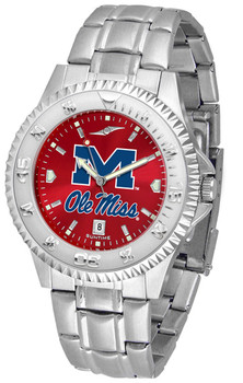 Men's Mississippi Rebels - Ole Miss - Competitor Steel AnoChrome Watch