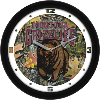 Montana Grizzlies - Camo Team Wall Clock