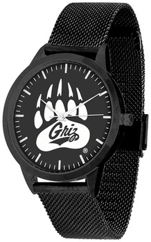 Montana Grizzlies - Mesh Statement Watch - Black Band - Black Dial