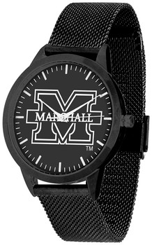Marshall University Thundering Herd - Mesh Statement Watch - Black Band - Black Dial