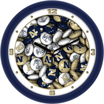 Naval Academy Midshipmen - Candy Team Wall Clock