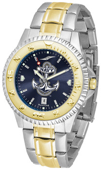 Men's Naval Academy Midshipmen - Competitor Two - Tone AnoChrome Watch