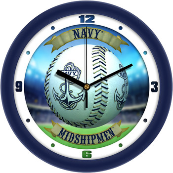 Naval Academy Midshipmen - Home Run Team Wall Clock