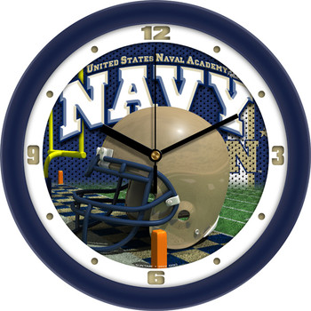 Naval Academy Midshipmen - Football Helmet Team Wall Clock