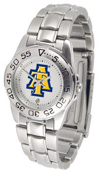 Ladies' North Carolina A&T Aggies - Sport Steel Watch