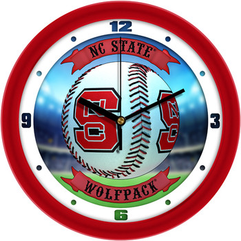 North Carolina State Wolfpack - Home Run Team Wall Clock