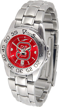 Ladies' NC State Wolfpack - Sport Steel AnoChrome Watch