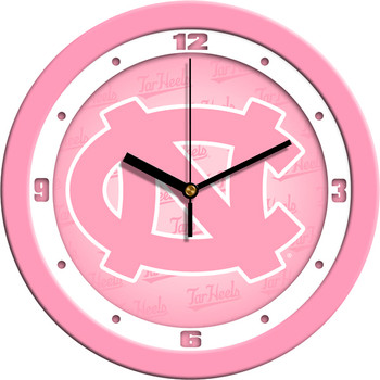 North Carolina - University Of - Pink Team Wall Clock