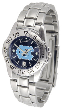 Ladies' North Carolina - University Of - Sport Steel AnoChrome Watch