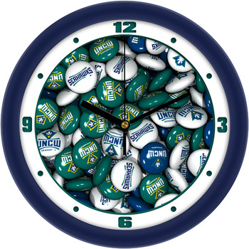 North Carolina Wilmington Seahawks - Candy Team Wall Clock