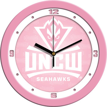 North Carolina Wilmington Seahawks - Pink Team Wall Clock