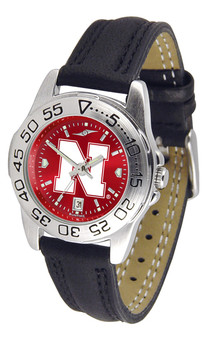 Ladies' Nebraska Cornhuskers - Sport AnoChrome Watch