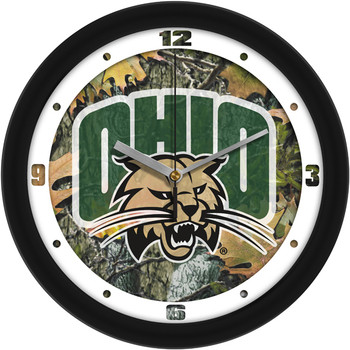 Ohio University Bobcats - Camo Team Wall Clock