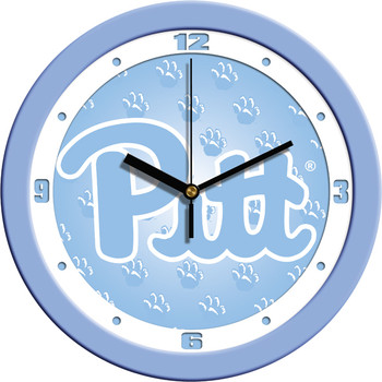 Pittsburgh Panthers - Baby Blue Team Wall Clock