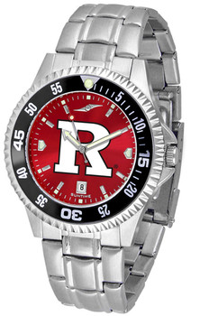 Men's Rutgers Scarlet Knights - Competitor Steel AnoChrome - Color Bezel Watch