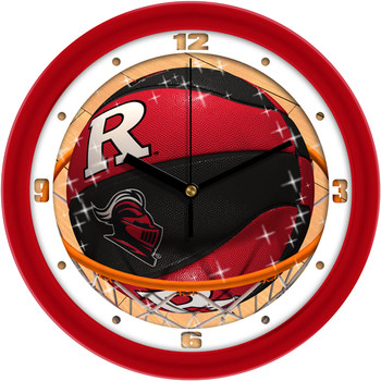 Rutgers Scarlet Knights - Slam Dunk Team Wall Clock