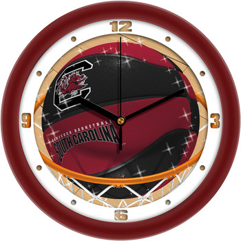 South Carolina Gamecocks - Slam Dunk Team Wall Clock