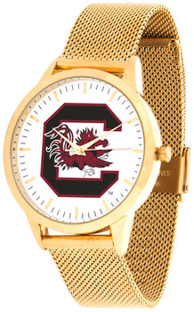 South Carolina Gamecocks - Mesh Statement Watch - Gold Band