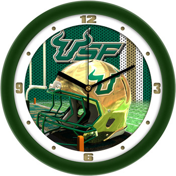 South Florida Bulls - Football Helmet Team Wall Clock