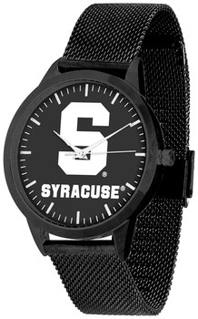 Syracuse Orange - Mesh Statement Watch - Black Band - Black Dial